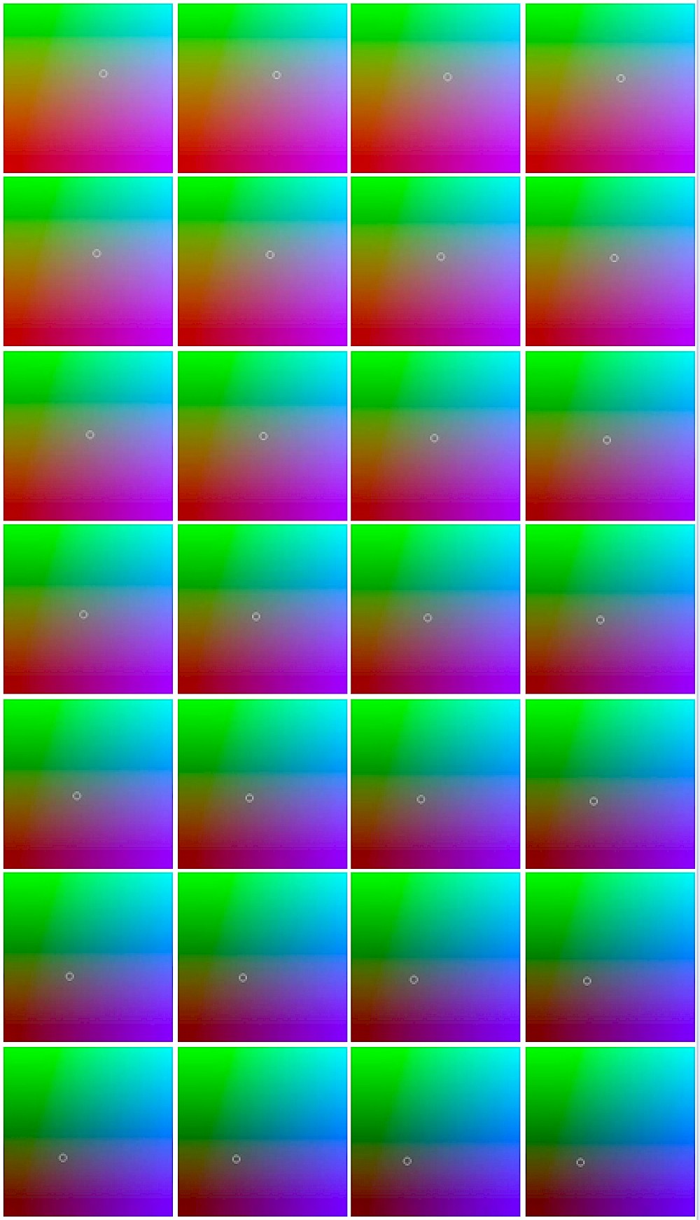 Imagen de difusión (frames de un video exhibido llamado "Las lunas de Bitmap") Imagen de difusión (frames de un video exhibido llamado "Las lunas de Bitmap")